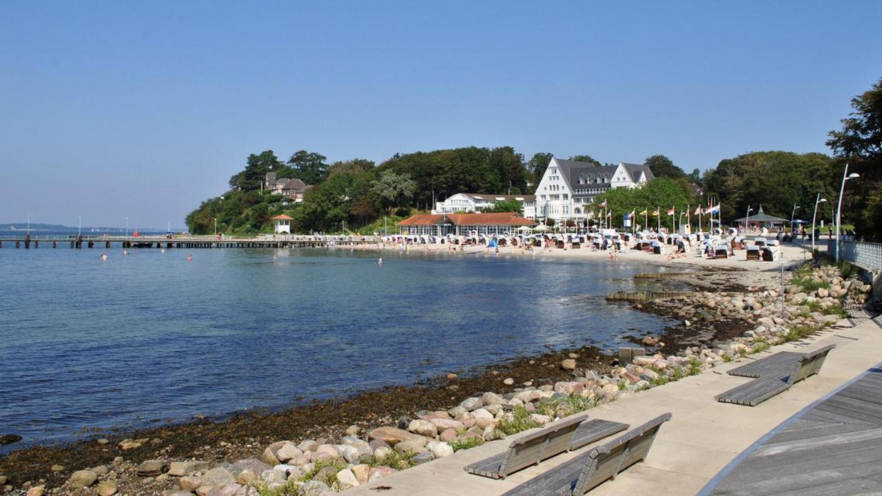 Strandblick Mit Strandkorb & Fahrraedern Glücksburg Екстериор снимка
