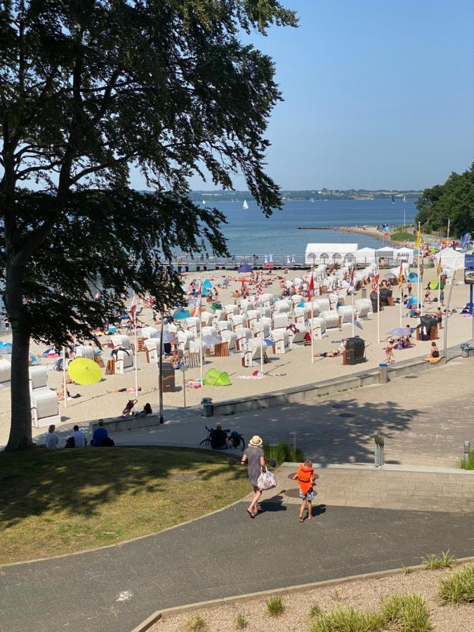 Strandblick Mit Strandkorb & Fahrraedern Glücksburg Екстериор снимка